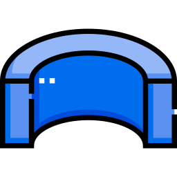 Half ring icon