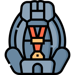 fotelik samochodowy ikona