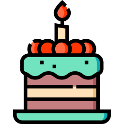 Торт на день рождения иконка