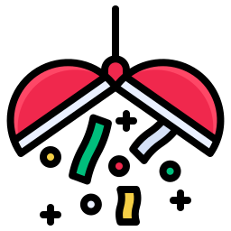 Confetti ball icon