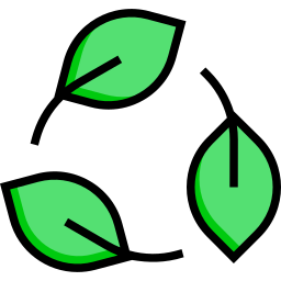 biodegradabile icona