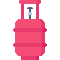 cilindro del gas icona