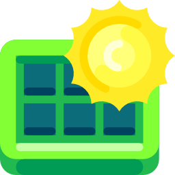 Solar panel icon