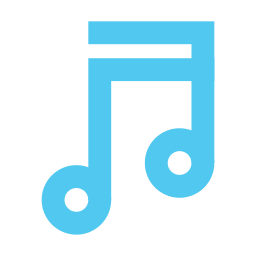 Music sign icon