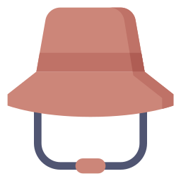 sombrero de explorador icono