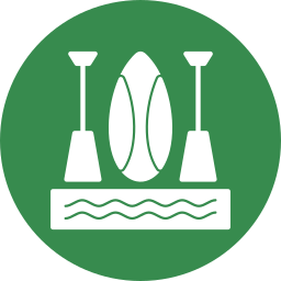 Paddleboarding icon