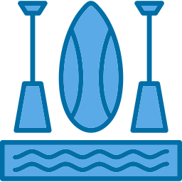 paddleboarding icona