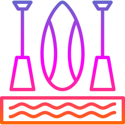 Paddleboarding icon