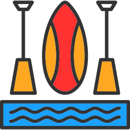 paddleboarding icona