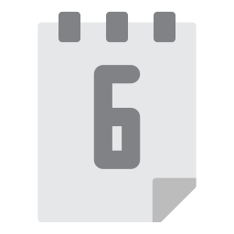 Calendar date icon