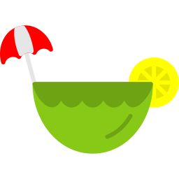 Coconut drink icon