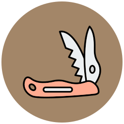 cuchillo suizo icono