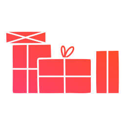 cajas de regalo icono