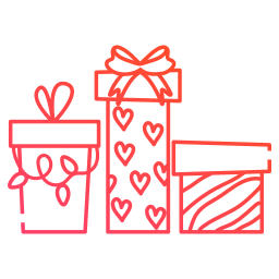 Gift boxes icon