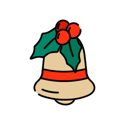 Рождественский колокольчик иконка