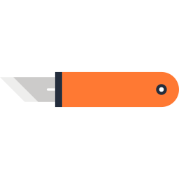 cuchillo de papel icono
