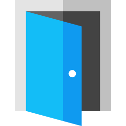 Открытая дверь иконка