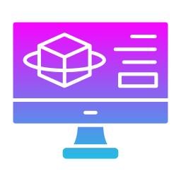 3d-modellering icoon
