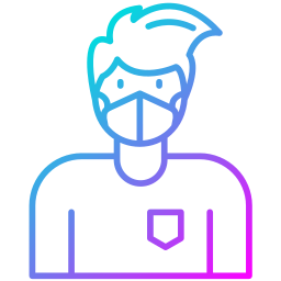 Masked man icon