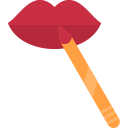 Lip makeup icon