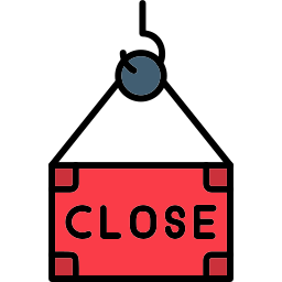 gesloten icoon