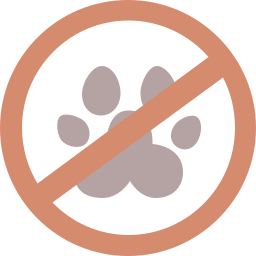 zwierzęta nie są akceptowane ikona