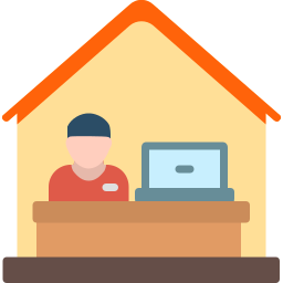 work from home icon