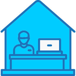 Work from home icon