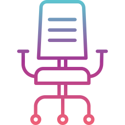 Office chair icon