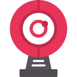 라운드 웹캠 icon