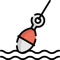 Fishing baits icon