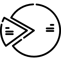 diagramme circulaire Icône