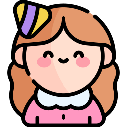 Birthday girl icon