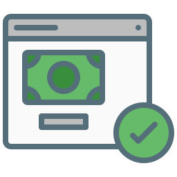 Online payment icon