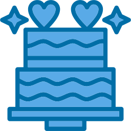 Wedding cake icon