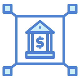 Banking system icon