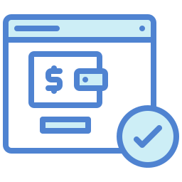 Online payment icon