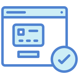 Online payment icon