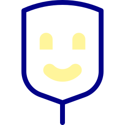 Happy mask icon