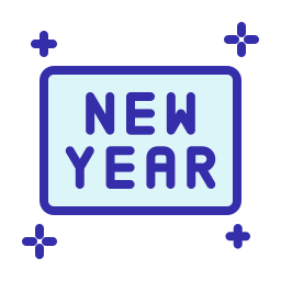New Year icon