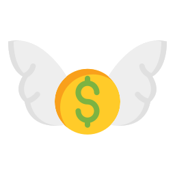 geld fliegen icon