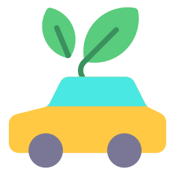 coche ecológico icono