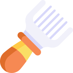 Hair comb icon