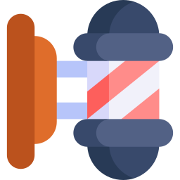 Barber sign icon