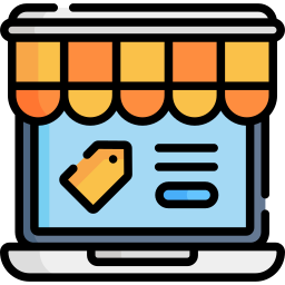 Online shop icon