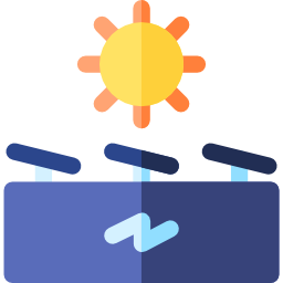 Solar energy icon