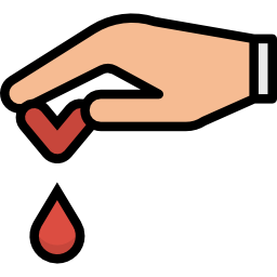 Blood donation icon