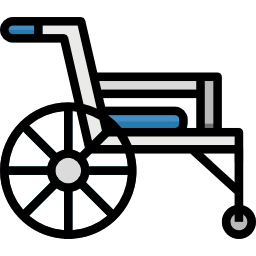 fauteuil roulant Icône