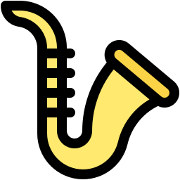 saxofón icono