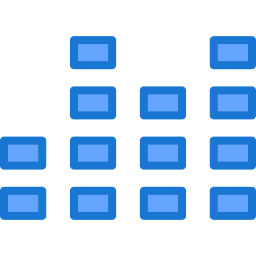 diagramme à bandes Icône